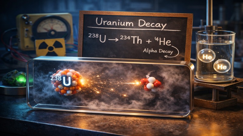 تبدیل اورانیوم به هلیوم