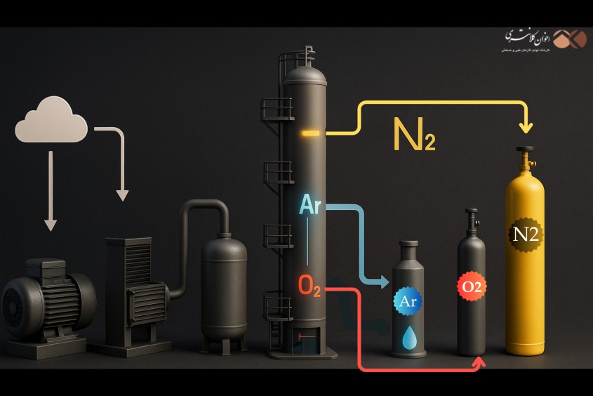 تقطیر جزءبه‌جزء هوای مایع